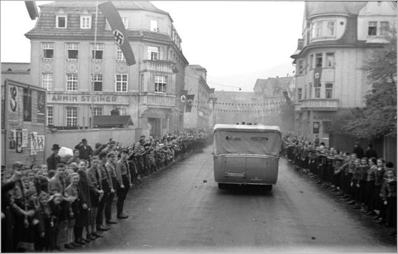 NSDAP of Coburg celebration of 14 to 15 October 1937